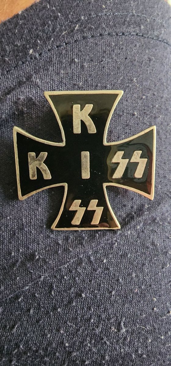 KISS Pin Chaqueta de metal sólido.  Coleccionistas