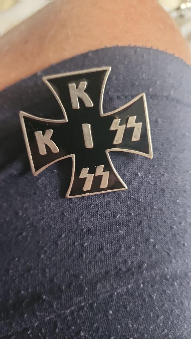 KISS Pin Chaqueta de metal sólido.  Coleccionistas