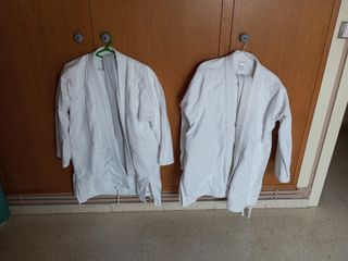 2 Kimonos completos Artes Marciales Blancos. 