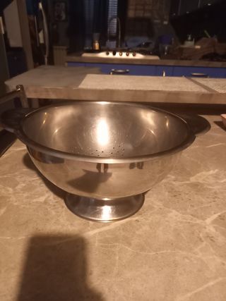 Scolapasta acciaio inox vintage