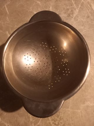 Scolapasta acciaio inox vintage