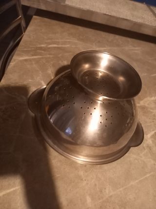 Scolapasta acciaio inox vintage