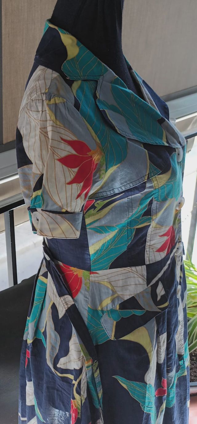 Vestido camisero estampado