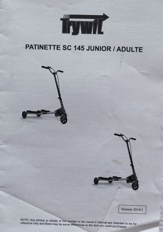 Patinete Trywil SC145 Junior/Adulto