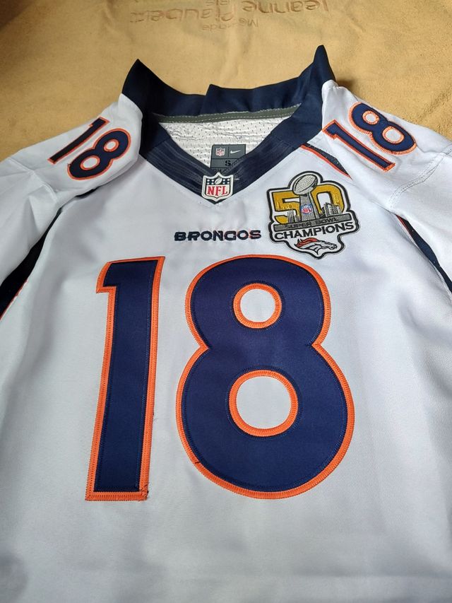 Camiseta Denver Broncos #18 Talla S Payton Manning