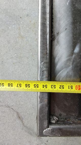 Parrilla acero inoxidable usada.