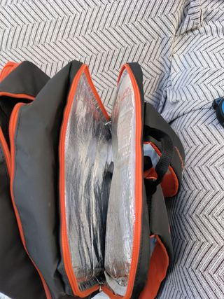 Mochila Bullpadel Negra-Naranja