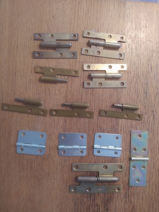 14 Bisagras Varias - Bronce y Metal