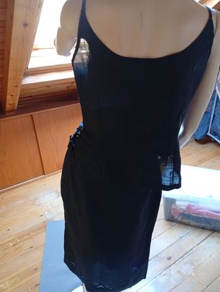 Traje lino Adolfo Domínguez azul