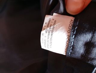 Traje lino Adolfo Domínguez azul