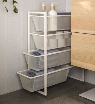 Estante 3 cestas IKEA blanco