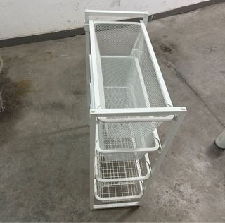 Estante 3 cestas IKEA blanco
