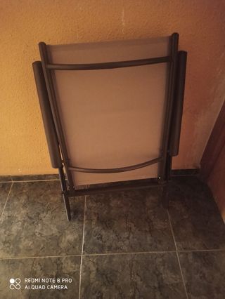 Tumbona & Silla Plegable - Beige