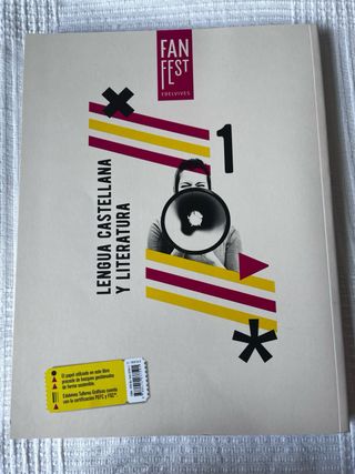 Libro 1 bachillerato lengua castellana 97884140375