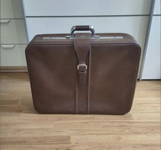 Maleta vintage Loewe marrón