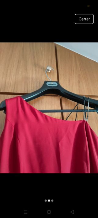 Vestido rojo fiesta largo