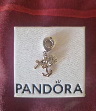 Charm Pandora original plata y oro