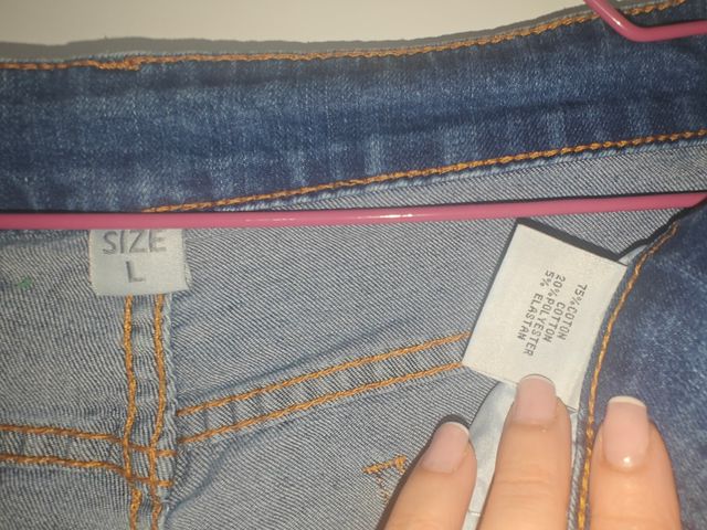 Shorts vaqueros bordados