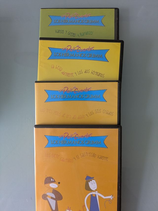 15 DVDs Cuentos Grimm - Niños