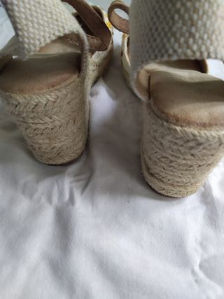 Alpargatas beige multicolor