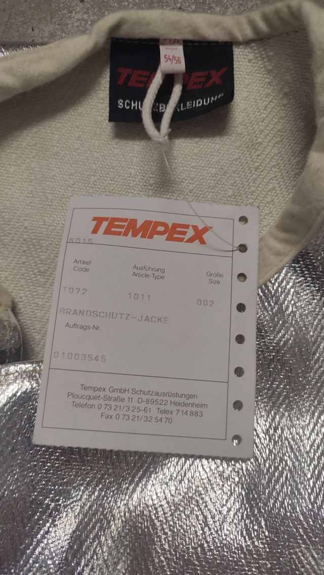 Traje Antiincendios - Protección contra fuego