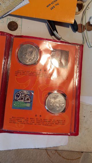 Monedas chinas zodiaco