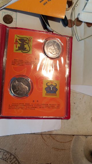 Monedas chinas zodiaco