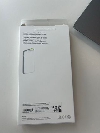 Funda silicona negra iPhone 14 Pro Max MagSafe
