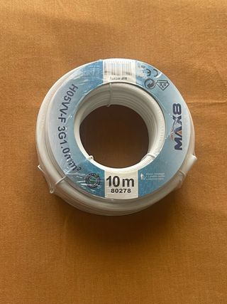 Matassina cavo elettrico 3x1mm² 10mt bianco