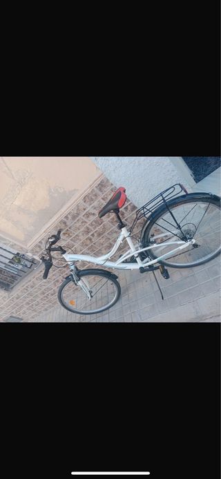 Bicicleta montaña blanca