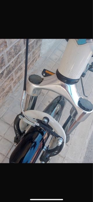 Bicicleta montaña blanca