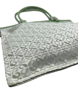 Bolso Loewe tote lona verde