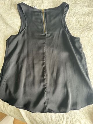 Blusa negra Stradivarius 