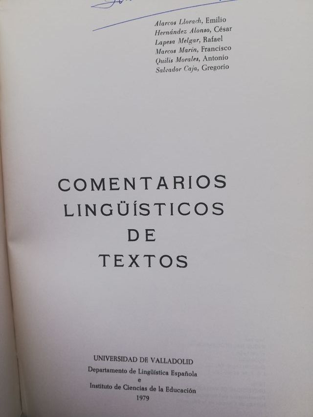 comentarios de textos literarios