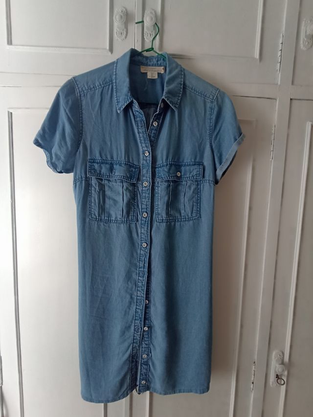 Vestido corto vaquero H&M
