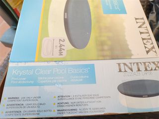 Copripiscina INTEX Krystal Clear 2.44m