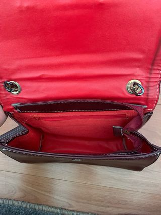 Bolso bandolera terciopelo morado
