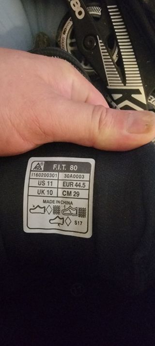 Patines K2 en línea número 44,5
