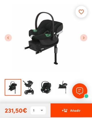 Cybex Aton B2 i-Size + Base One. Año 2023