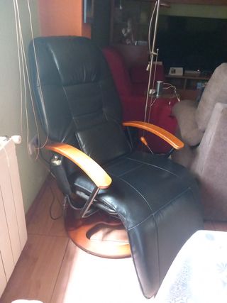 Sillón masaje piel sintética