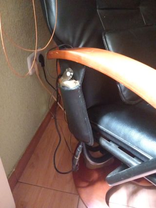 Sillón masaje piel sintética