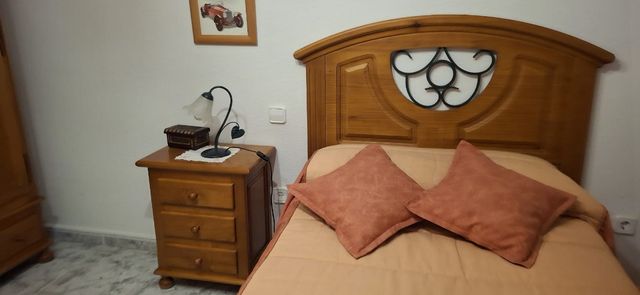 Armario madera maciza 3 puertas con maletero 