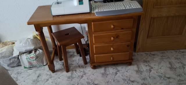 Armario madera maciza 3 puertas con maletero 