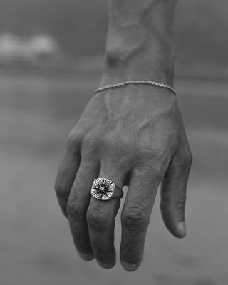 Anillo de hombre en Acero - Tempus Fugit