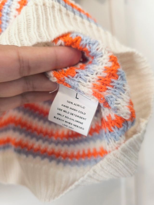 Jersey de rayas nuevo L