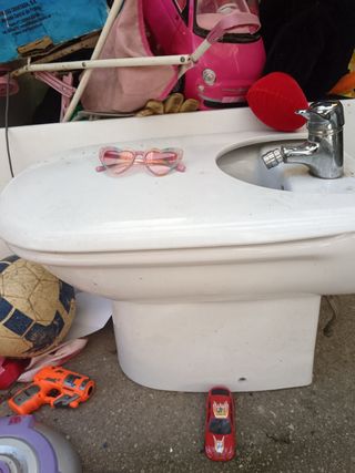 Bidet Roca blanco con grifo