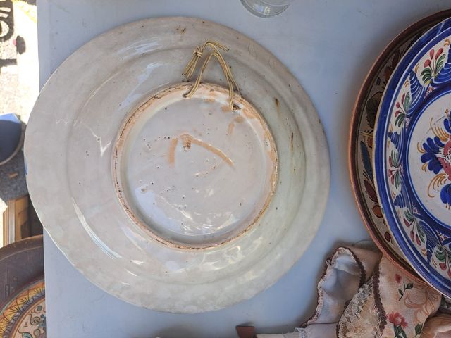 Platos pintados vintage