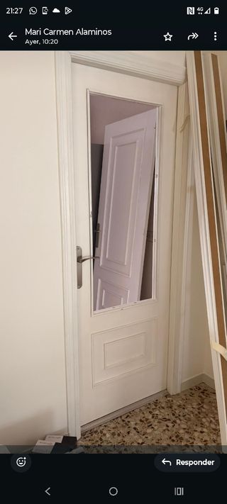 Puertas interiores blancas - 8 unidades