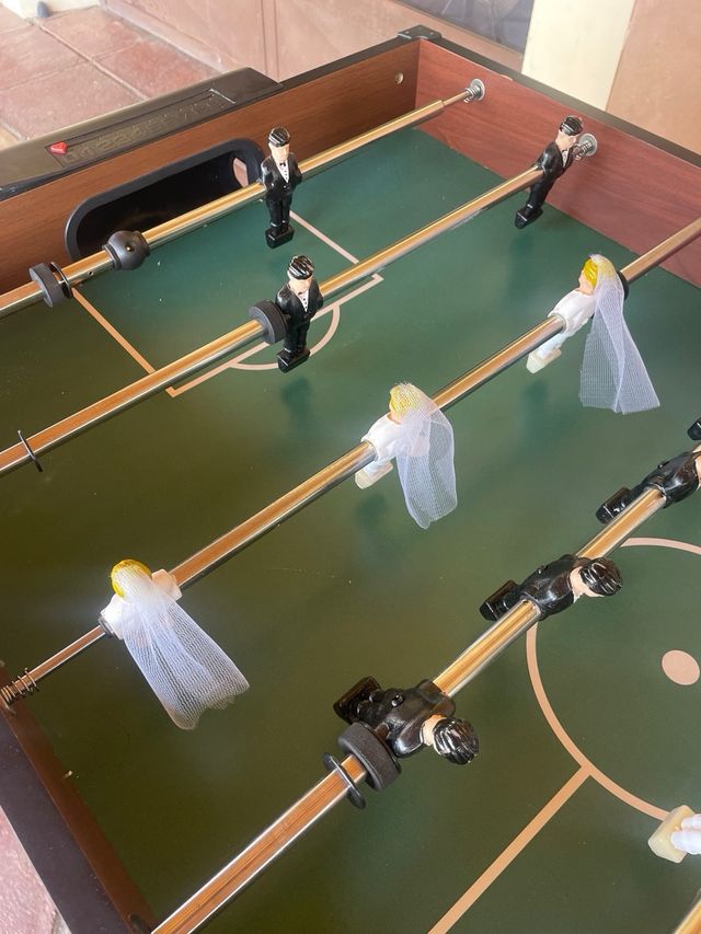 Futbolín para boda