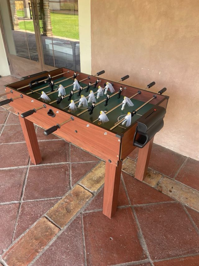 Futbolín para boda